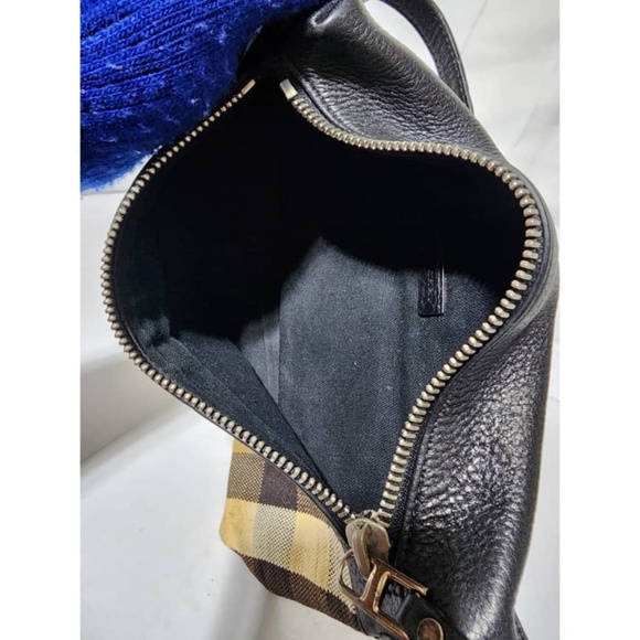 Authentic Burberry House Check Shoulder Bag Beige/Black - Picture 15 of 15